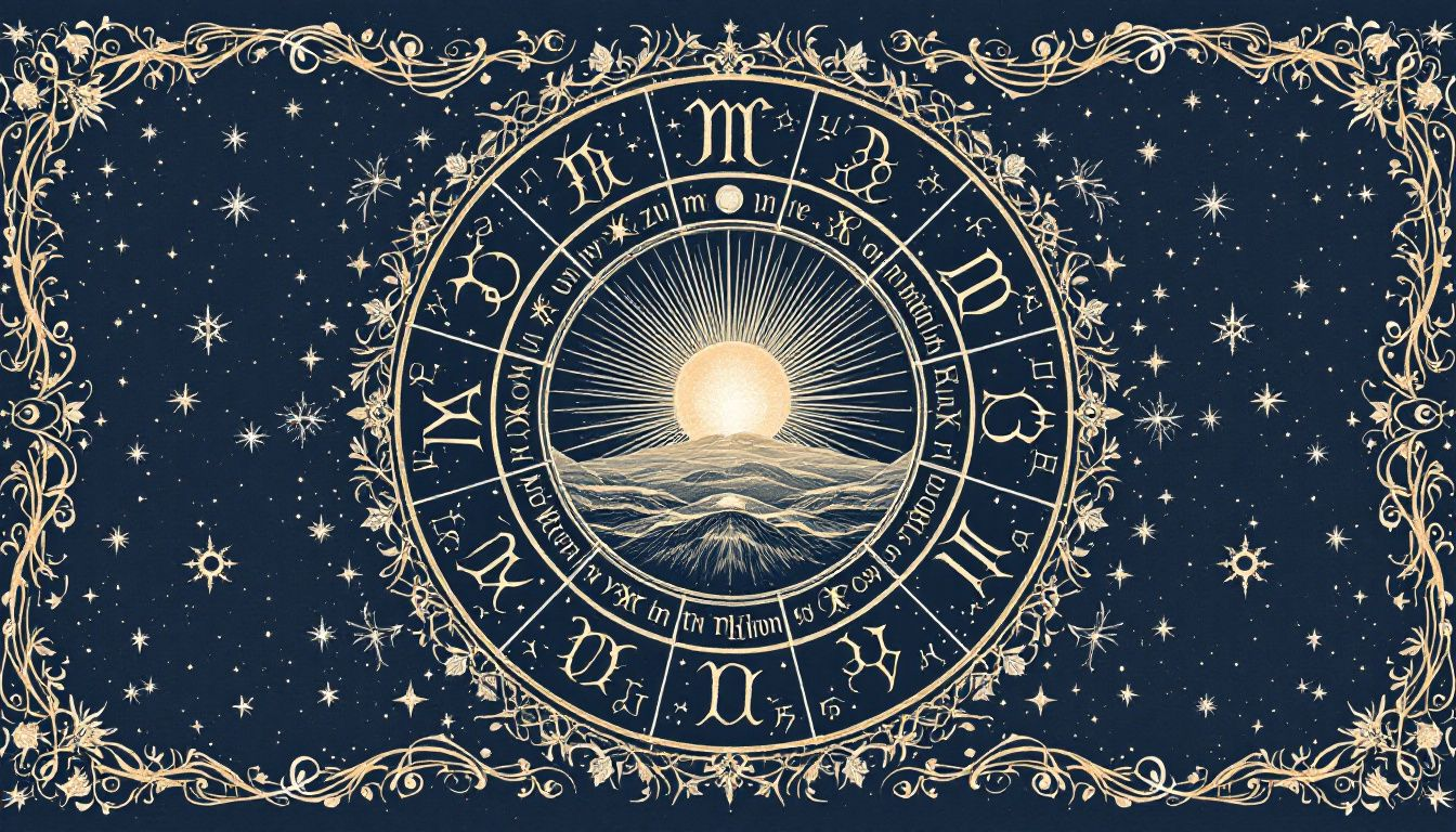 An illustration of the zodiac wheel highlighting modalities in astrology.